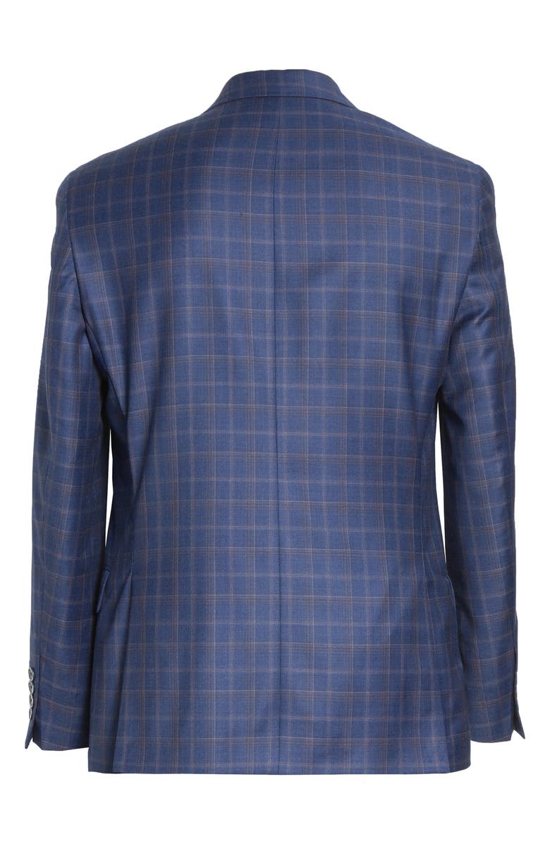 Hart Schaffner Marx New York Classic Fit Plaid Wool Sport Coat, Alternate, color,