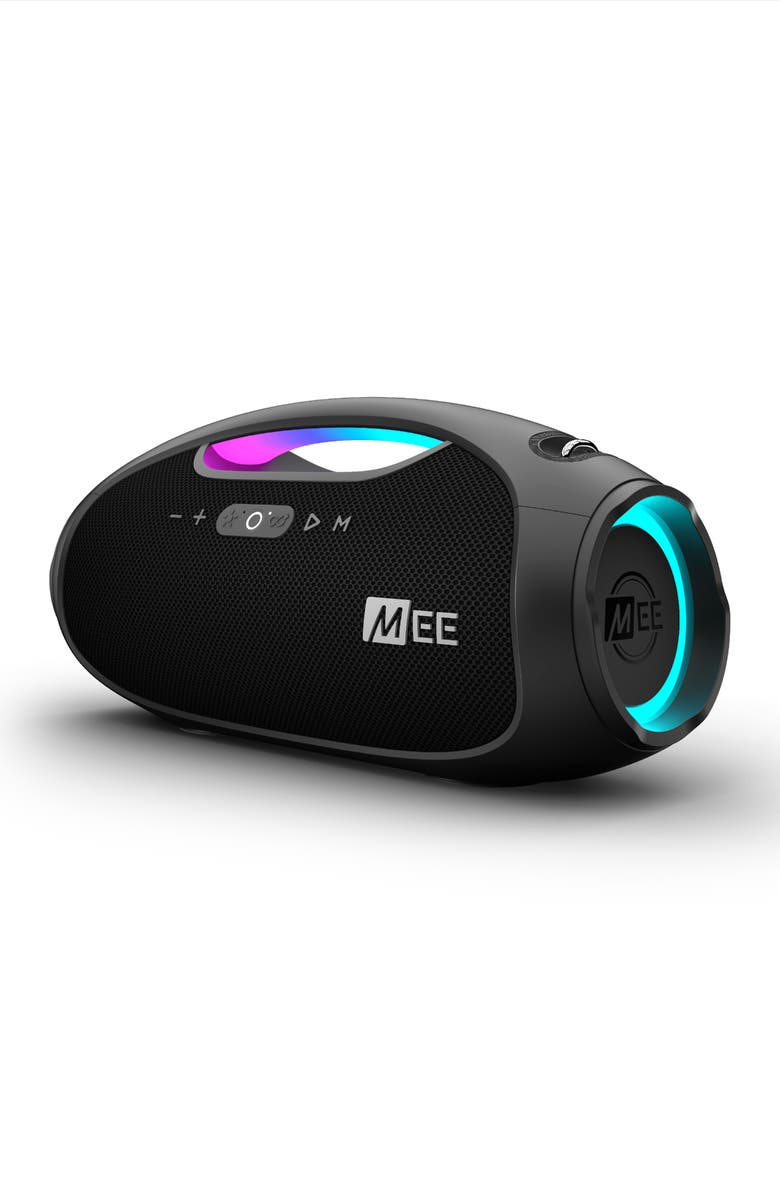 MEE audio partySPKR XL Bluetooth Wireless Speaker w/ Dynamic LED Lighting, Main, color, Black