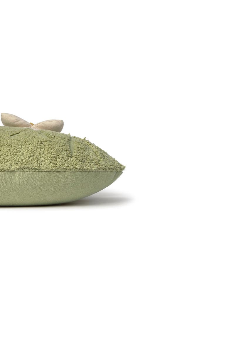 Floor Cushion Water Lily, Alternate, color, Matcha, Natural