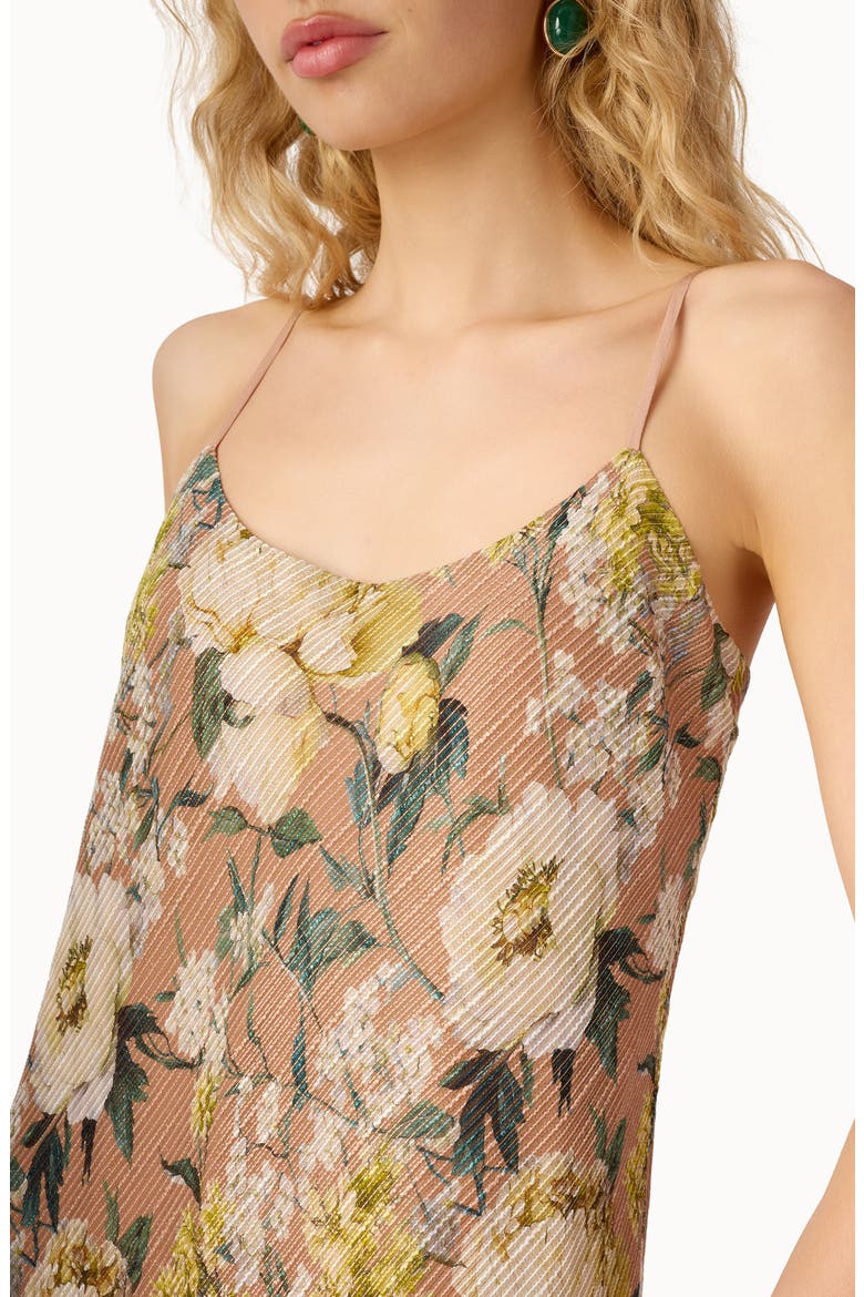 Luanna Metallic Chiffon Maxi Dress, Alternate, color, MORNING FLOURISH
