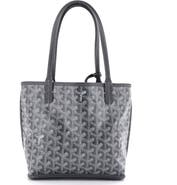 Pre-Owned Goyard Anjou Reversible Tote Coated Canvas Mini