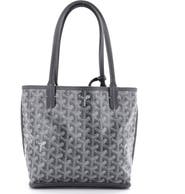 Pre-Owned Goyard Anjou Reversible Tote Coated Canvas Mini