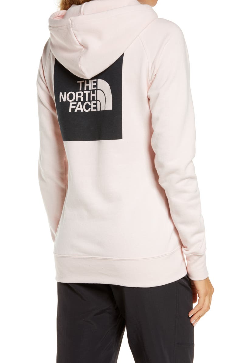 The North Face Pink Ribbon Logo Hoodie, Alternate, color,