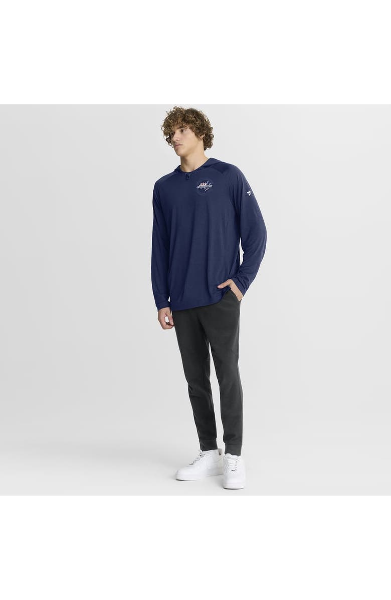 FANATICS Men
s Fanatics Navy Washington Capitals Authentic Pro Rink Raglan Hoodie, Alternate, color, Navy