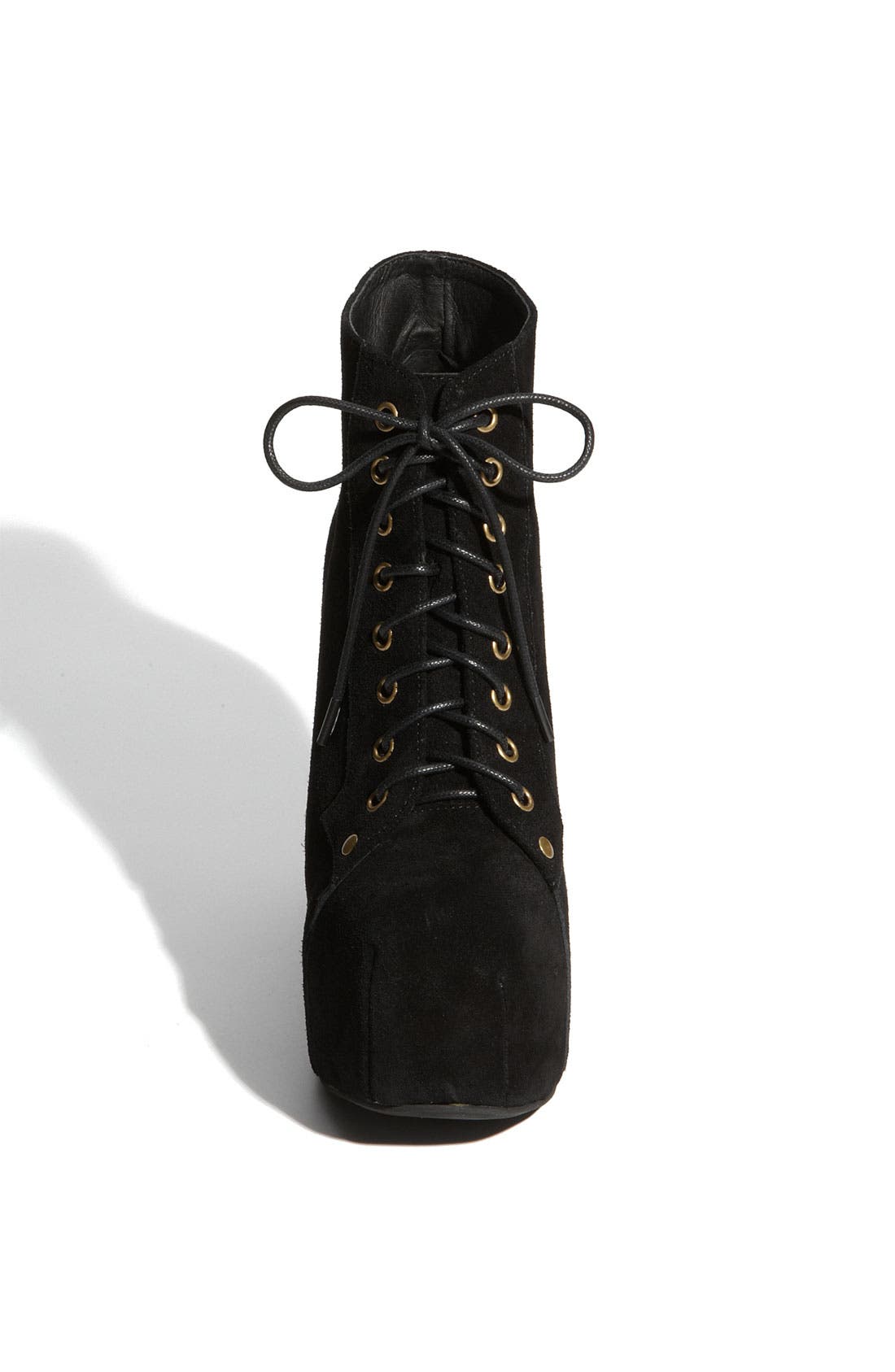 'Lita' Bootie, Alternate, color, BLACK SUEDE