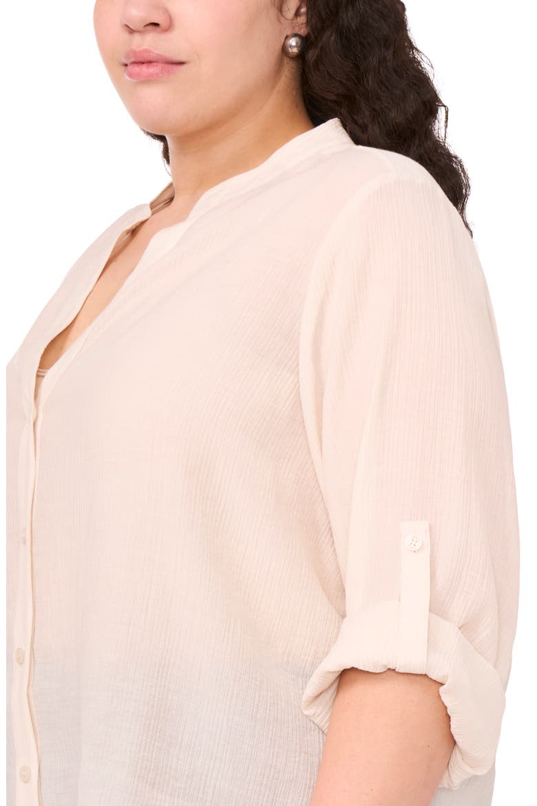 Textured Utility Shirt, Alternate, color, BIRCH