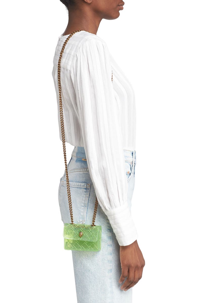 Kurt Geiger London Micro Kensington Vinyl Convertible Crossbody Bag, Alternate, color,