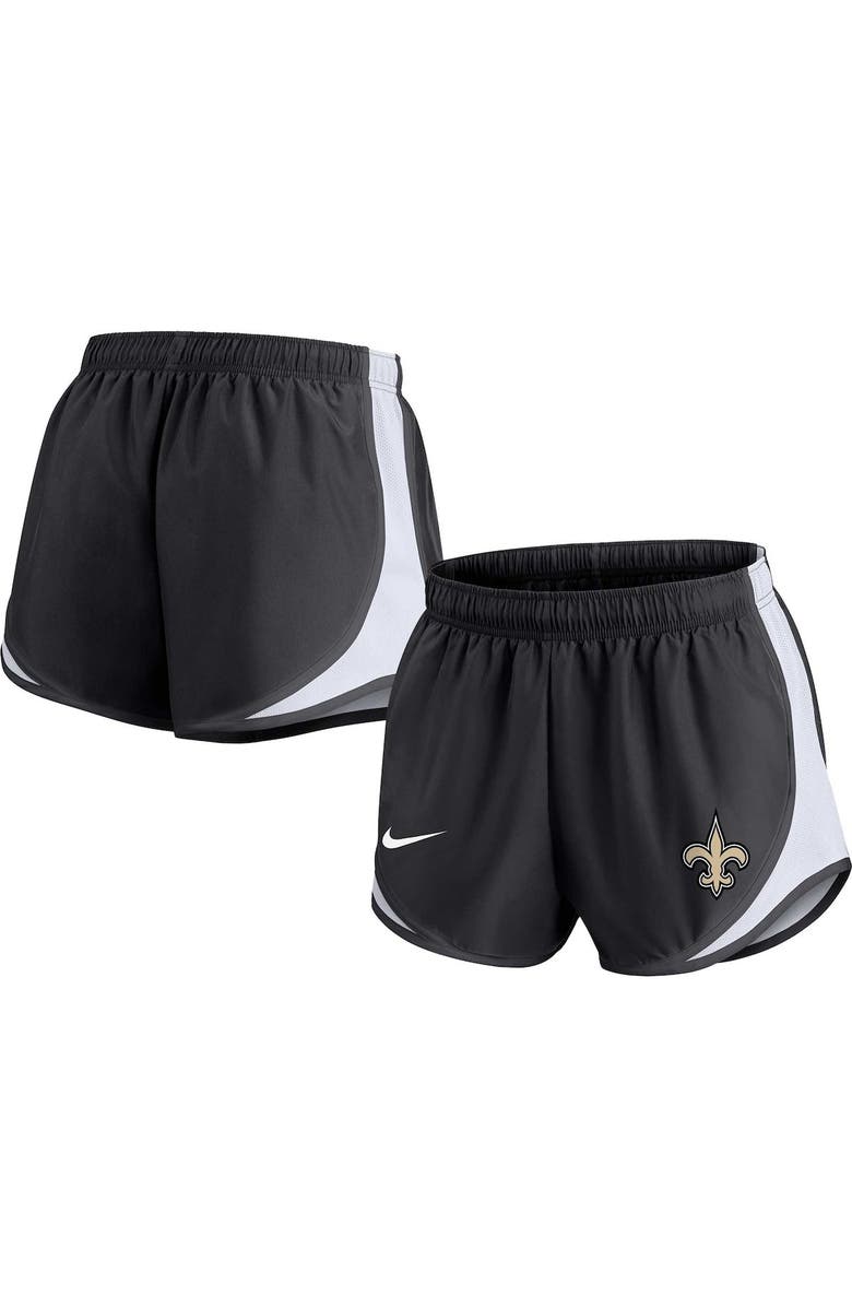 Nike Women's Nike Black New Orleans Saints Plus Size Tempo Shorts, Main, color, Black