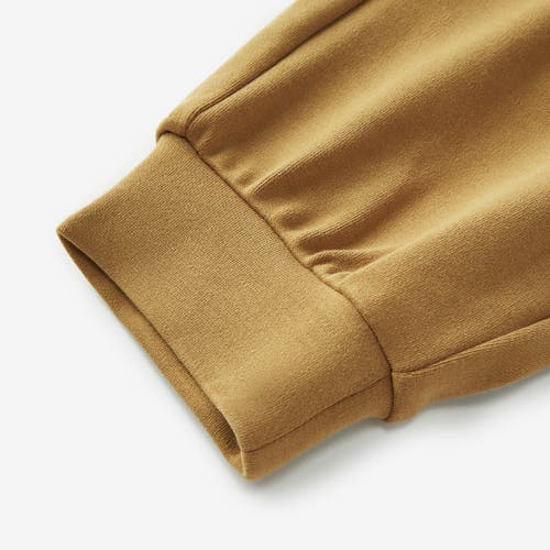 Milkbarn Brushed Jogger In Brown
