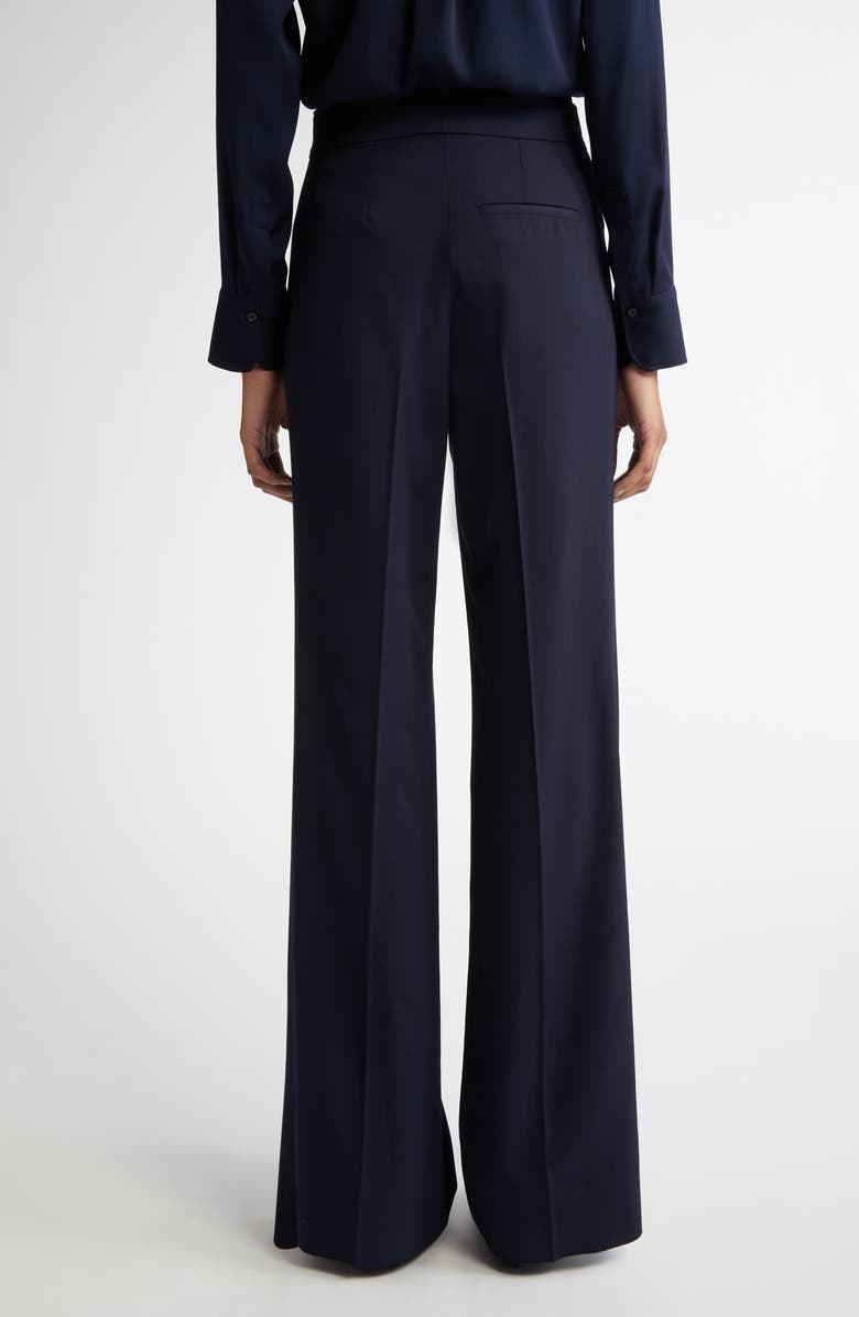 Stella McCartney Iconic Stretch Wool Flare Leg Pants, Alternate, color, 