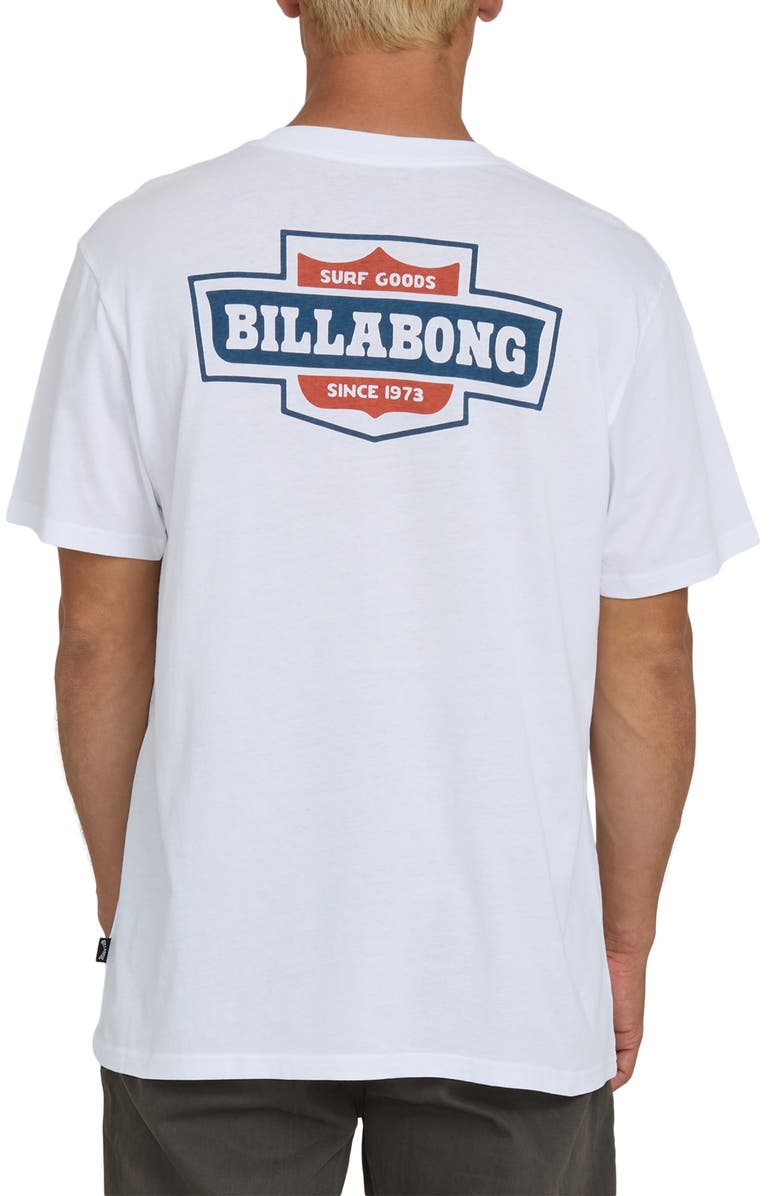 Billabong Walled Premium Graphic T-Shirt, Alternate, color, White