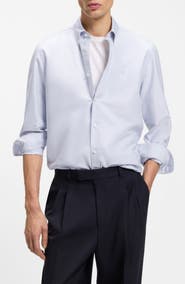 BOSS Liam Cotton Button-Up Shirt