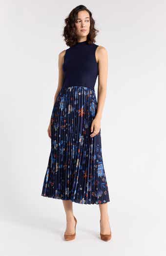 Mixed Media Midi Dress