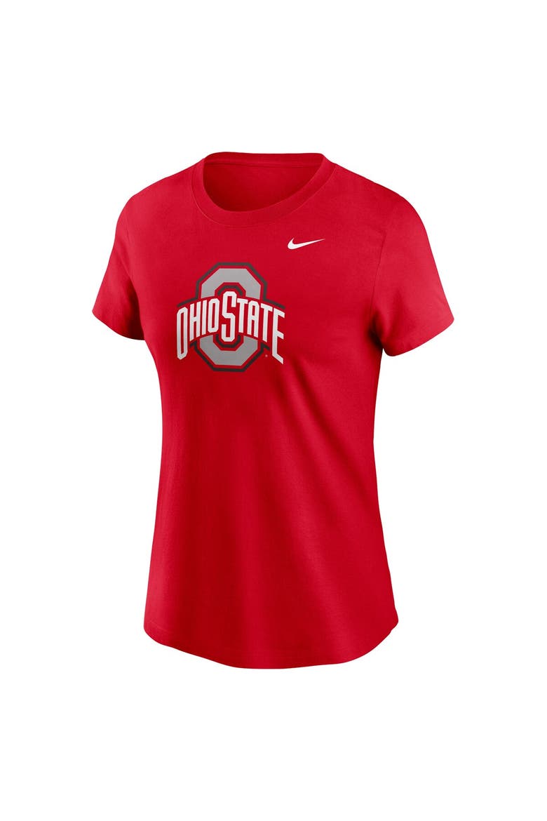 Women's Nike Scarlet Ohio State Buckeyes Primetime Logo T-Shirt, Alternate, color, Scarlet