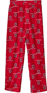 Outerstuff Youth Outerstuff Scarlet Ohio State Buckeyes All-Over Team Logo Pants