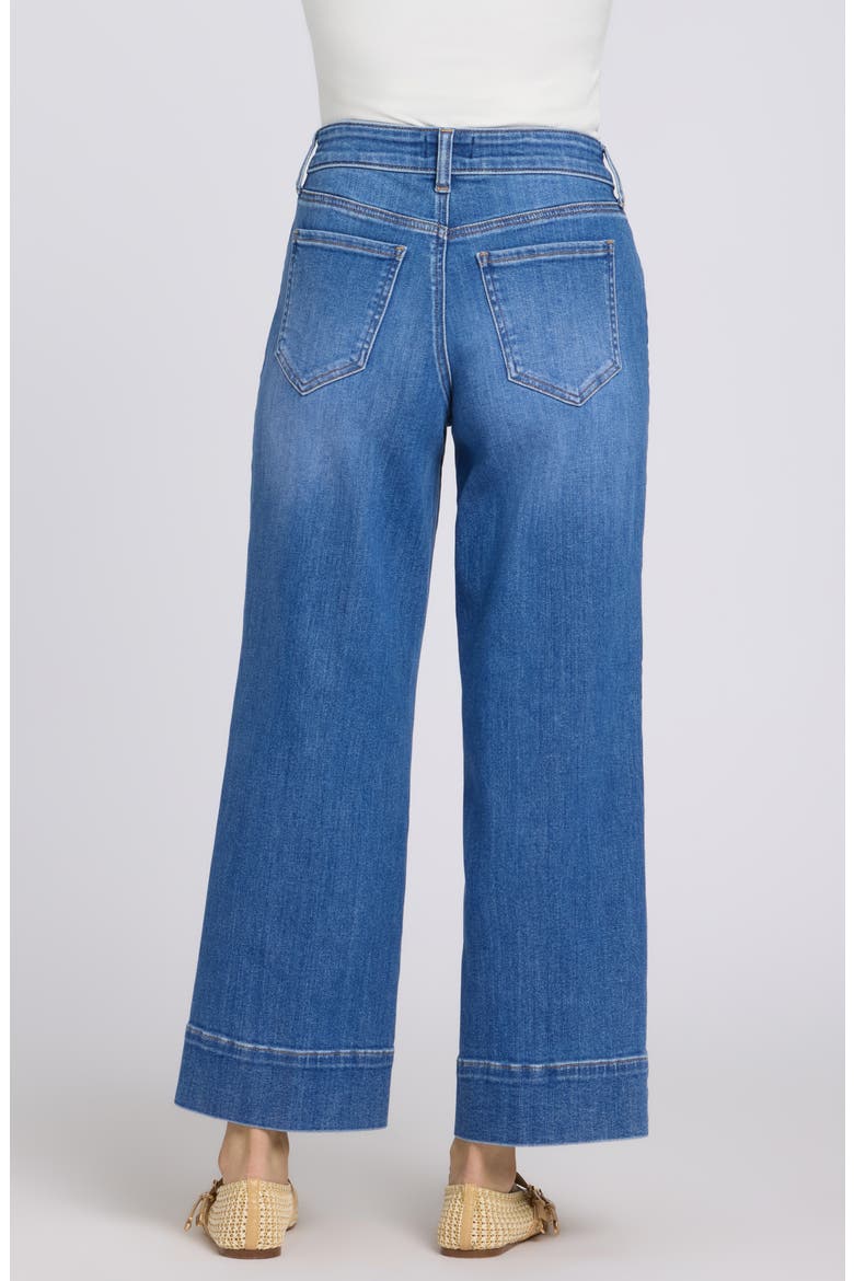 Teresa Wide Hem Ankle Wide Leg Jeans, Alternate, color, BLUE PARADISE