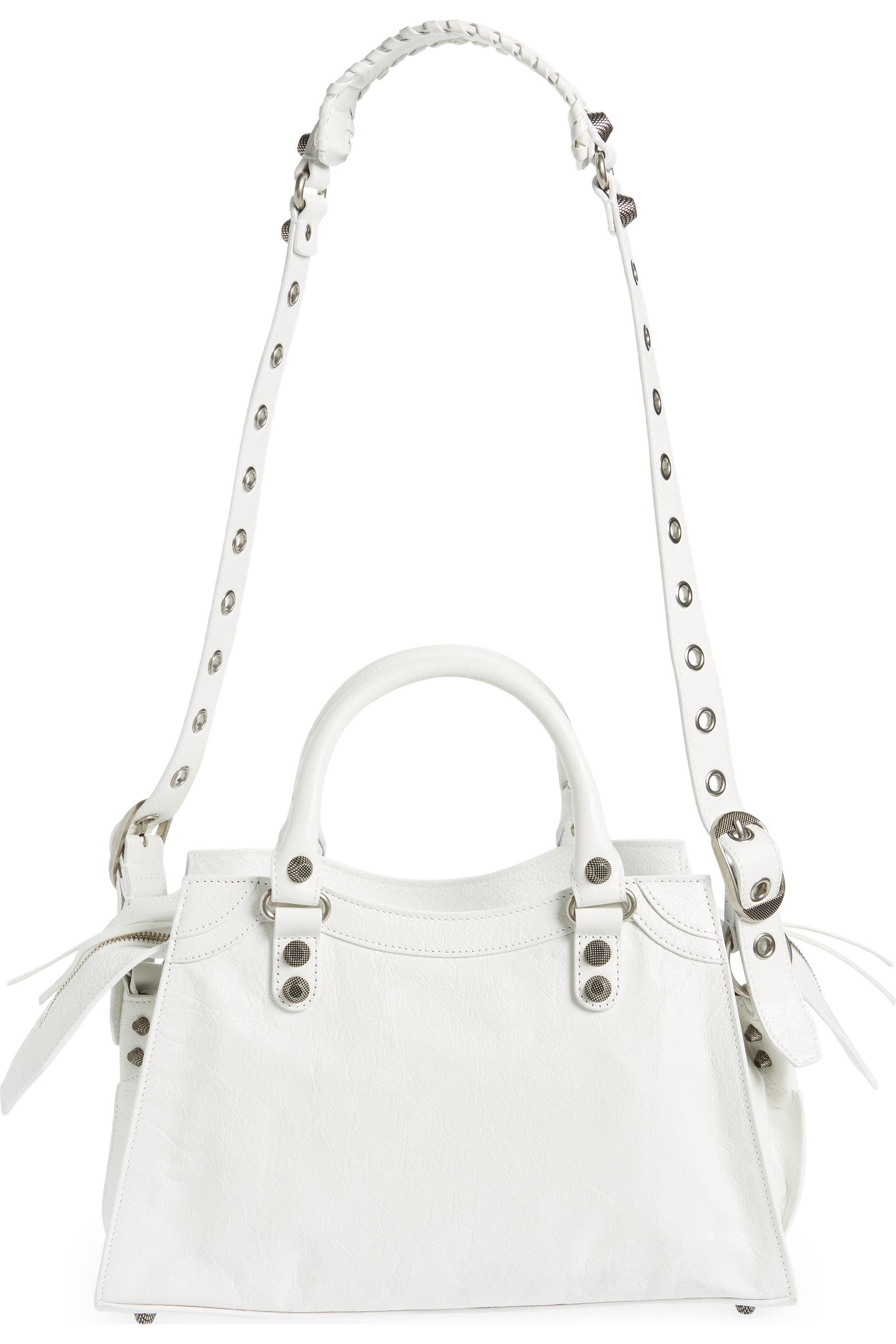 2 Small Rack Balenciaga Small Neo Cagole Leather Shoulder Bag (Women) | Nordstromrack