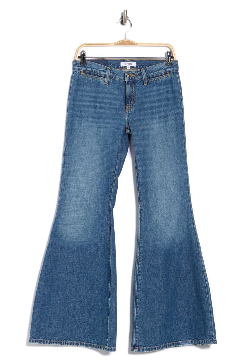 The Janis Low Rise Flare Leg Jeans, Alternate, color, MENDOINDIGO