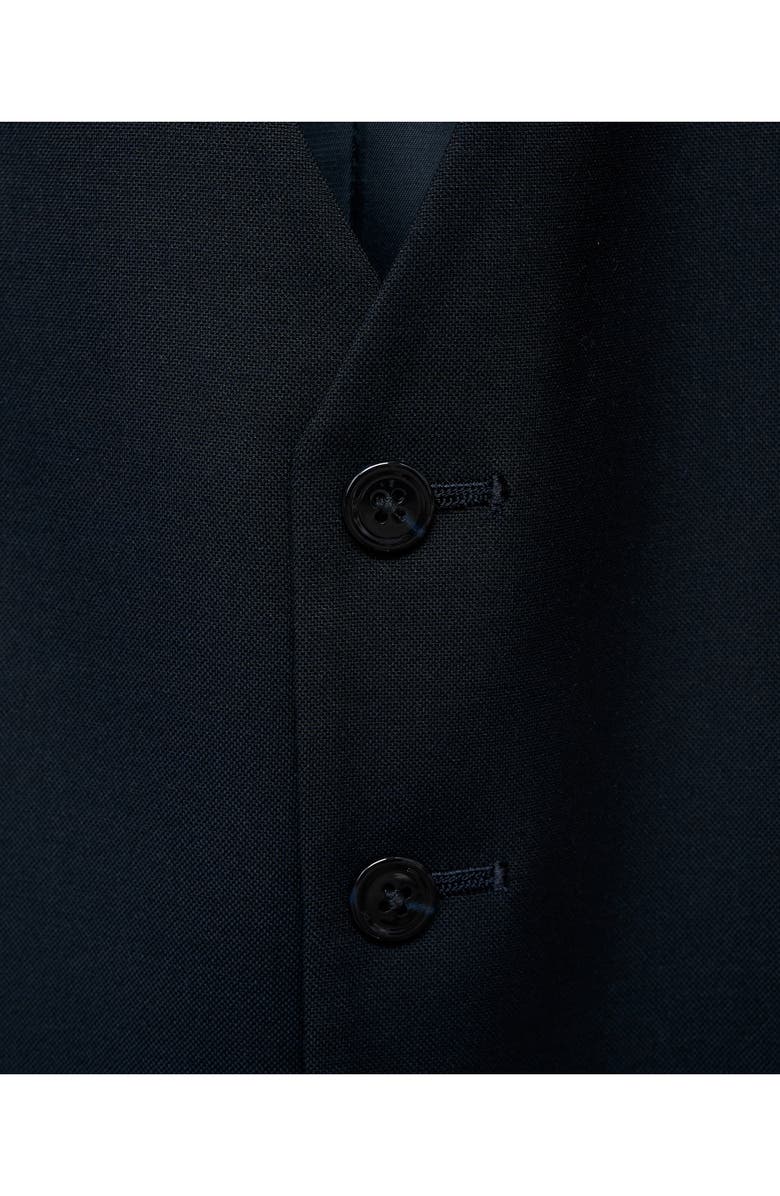 MANGO Slim Fit Suit Waistcoat, Alternate, color, Navy