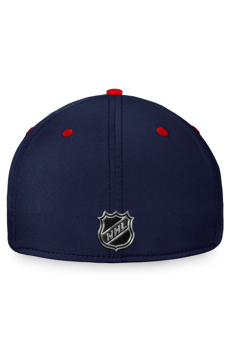 FANATICS Men's Fanatics Branded Navy/Red Washington Capitals 2022 NHL Draft Authentic Pro Flex Hat, Alternate, color,