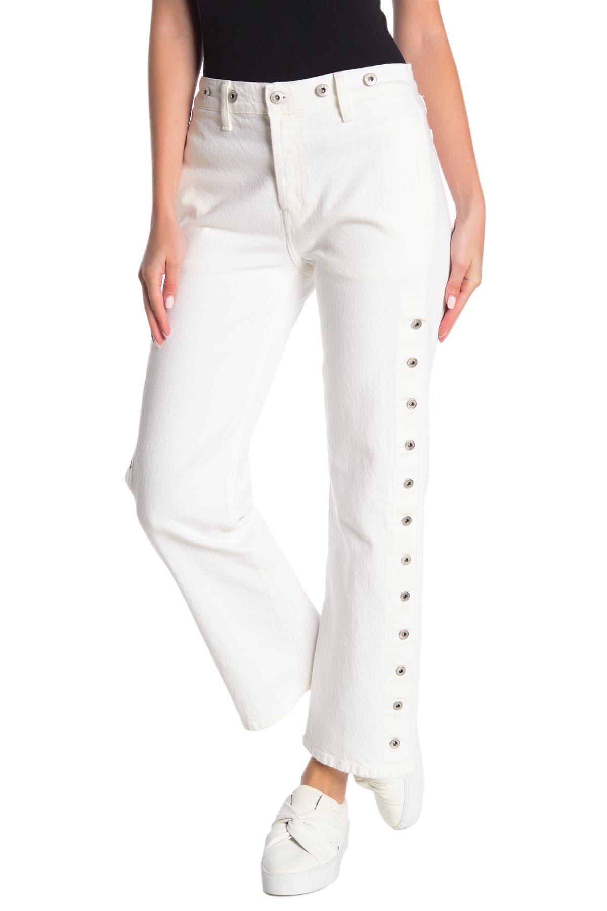 Levi's Union Button Side Denim Trousers (Women) | Nordstromrack