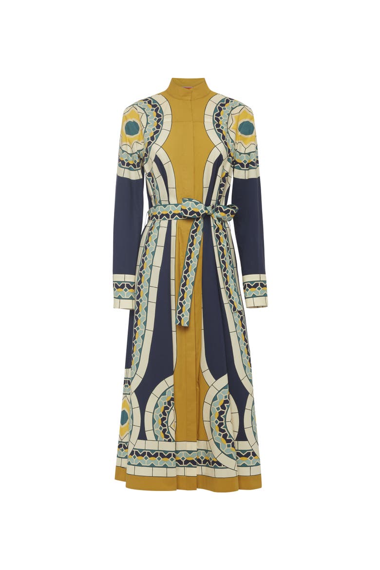 Sundowner Dress, Alternate, color, Mudejar Placée Blue