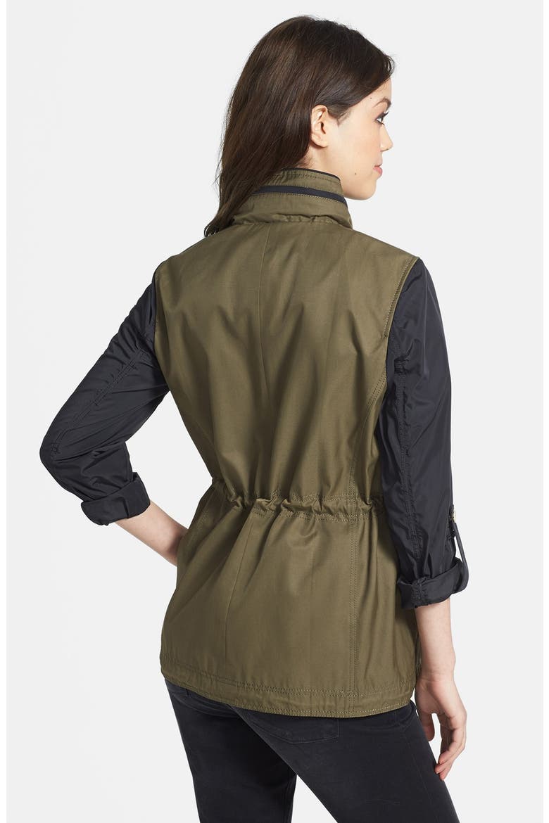 Two-Tone Anorak, Alternate, color, OLIVE BLACK