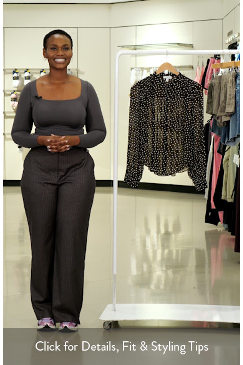 Shirred Chiffon Shirt video