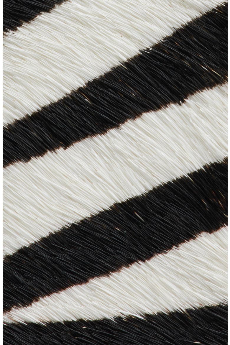 Yvette Genuine Calf Hair Belt, Alternate, color, ZEBRA- GOLD