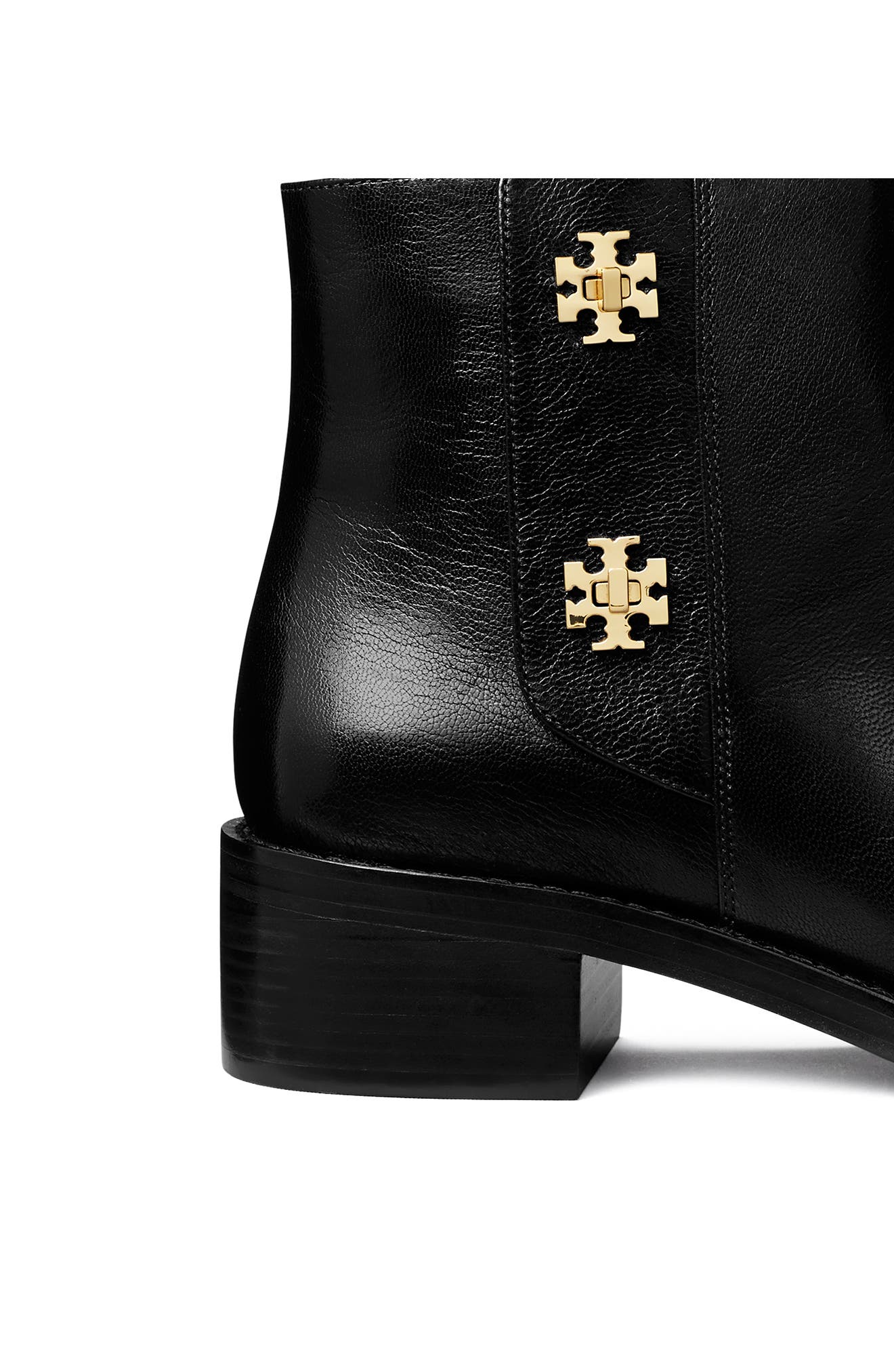 Tory Burch T Lock Bootie, Alternate, color, Perfect Black