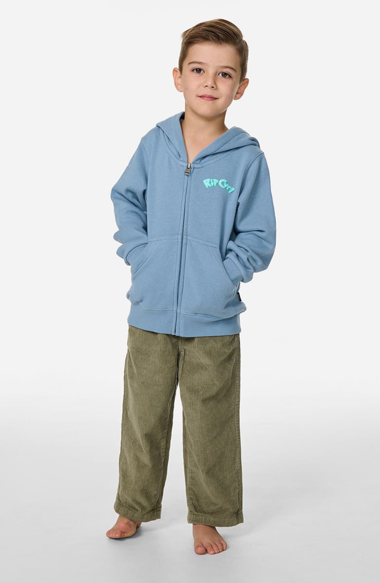 Rip Curl Kids' Ride the Wave Zip Hoodie, Alternate, color, Faded Denim