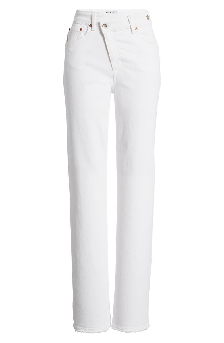 DAZE Sundaze Crossover Waist Straight Leg Jeans, Alternate, color, 