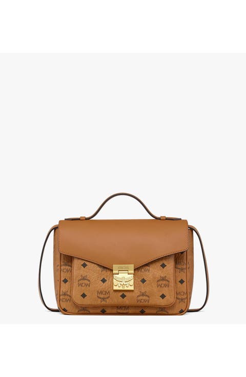 Tracy Satchel in Visetos Leather Mix
