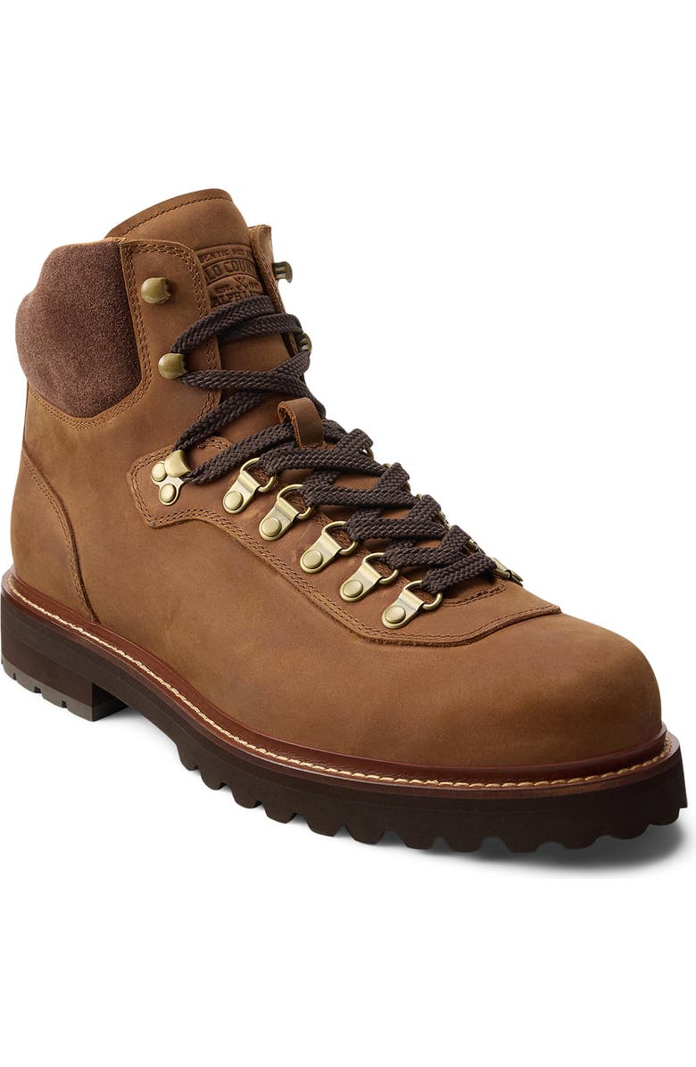 Polo Ralph Lauren Alpine Trail Boot, Main, color, Deep Saddle Tan