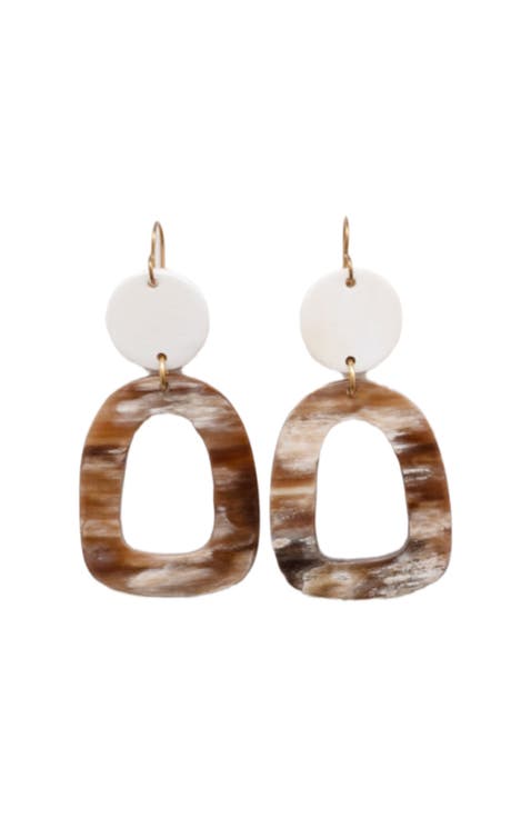 Open Oblong Earrings