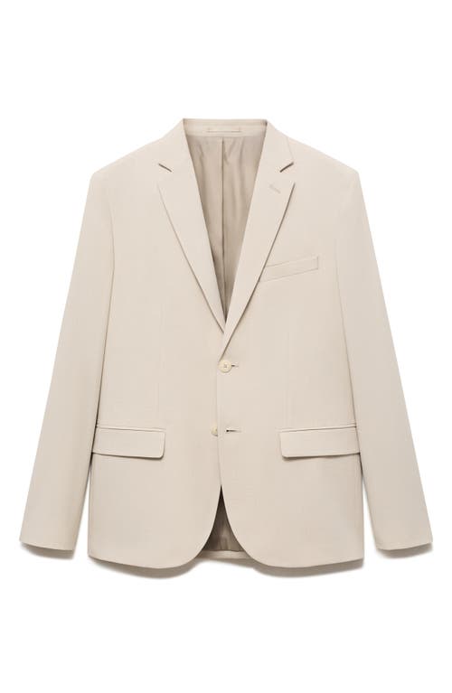 Mango Slim Fit Suit Jacket In Multi