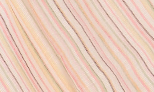 Derek Lam 10 Crosby Women's Alix Striped Linen & Silk Top In Peach Multi