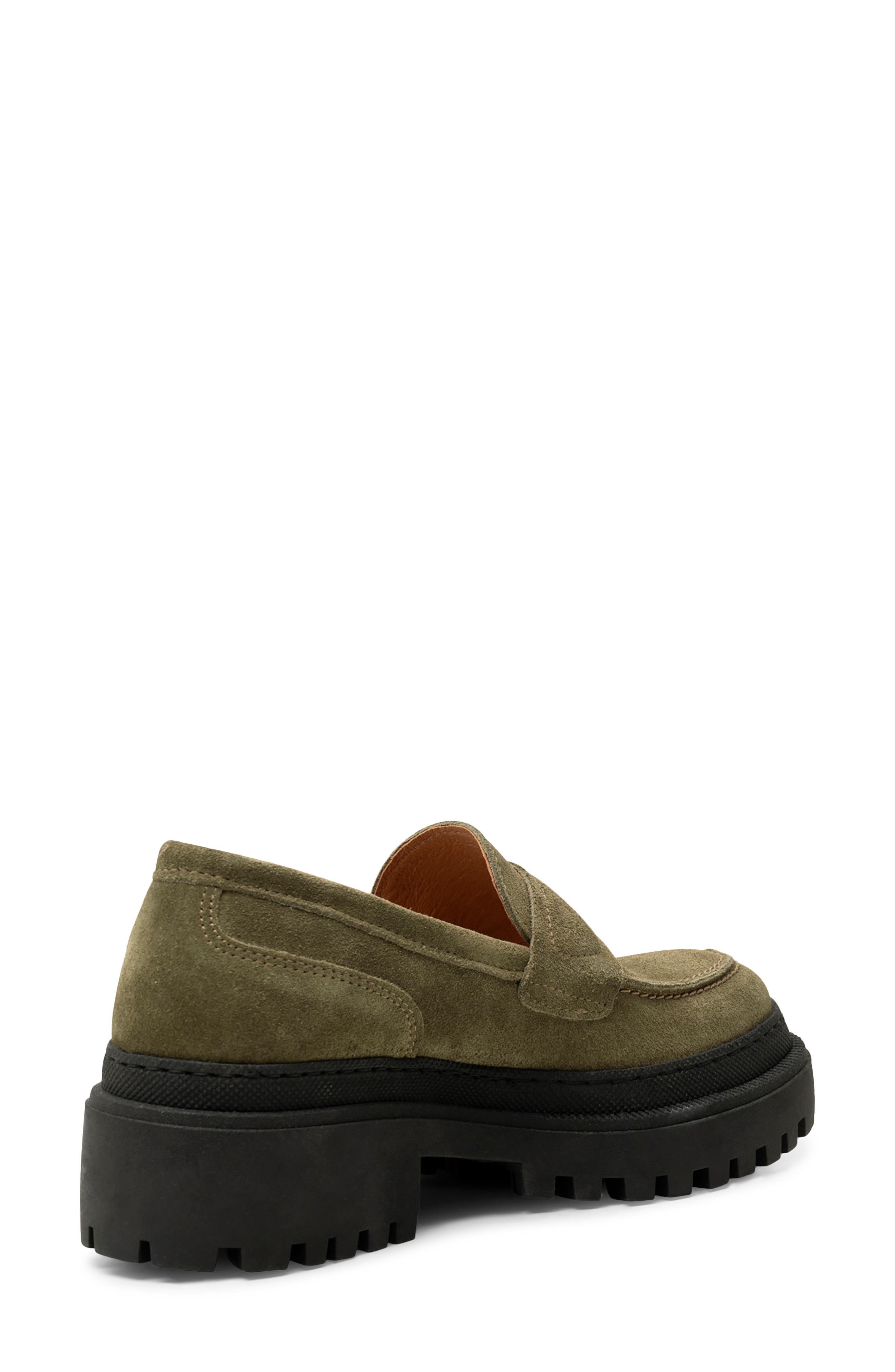 Iona Suede Saddle Loafer, Alternate, color, 916 ALGAE