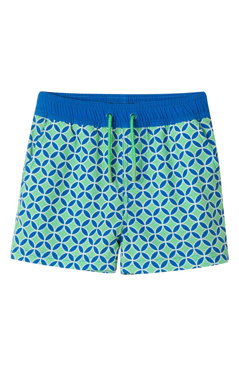 Andy & Evan Kids' Stripe Swim Trunks, Main, color,