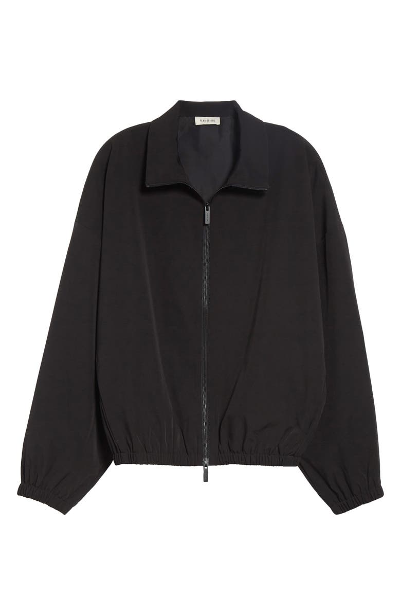 Fear of God Relaxed Track Jacket, Main, color, Black Black