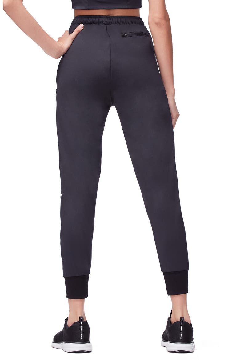 Piped Jogger Pants, Alternate, color, BLACK001