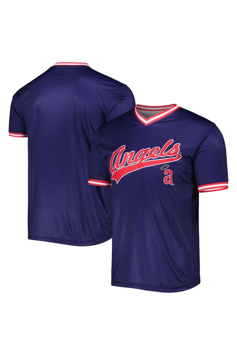 Men's Stitches Navy California Angels Cooperstown Collection Team Jersey, Main, color, Navy