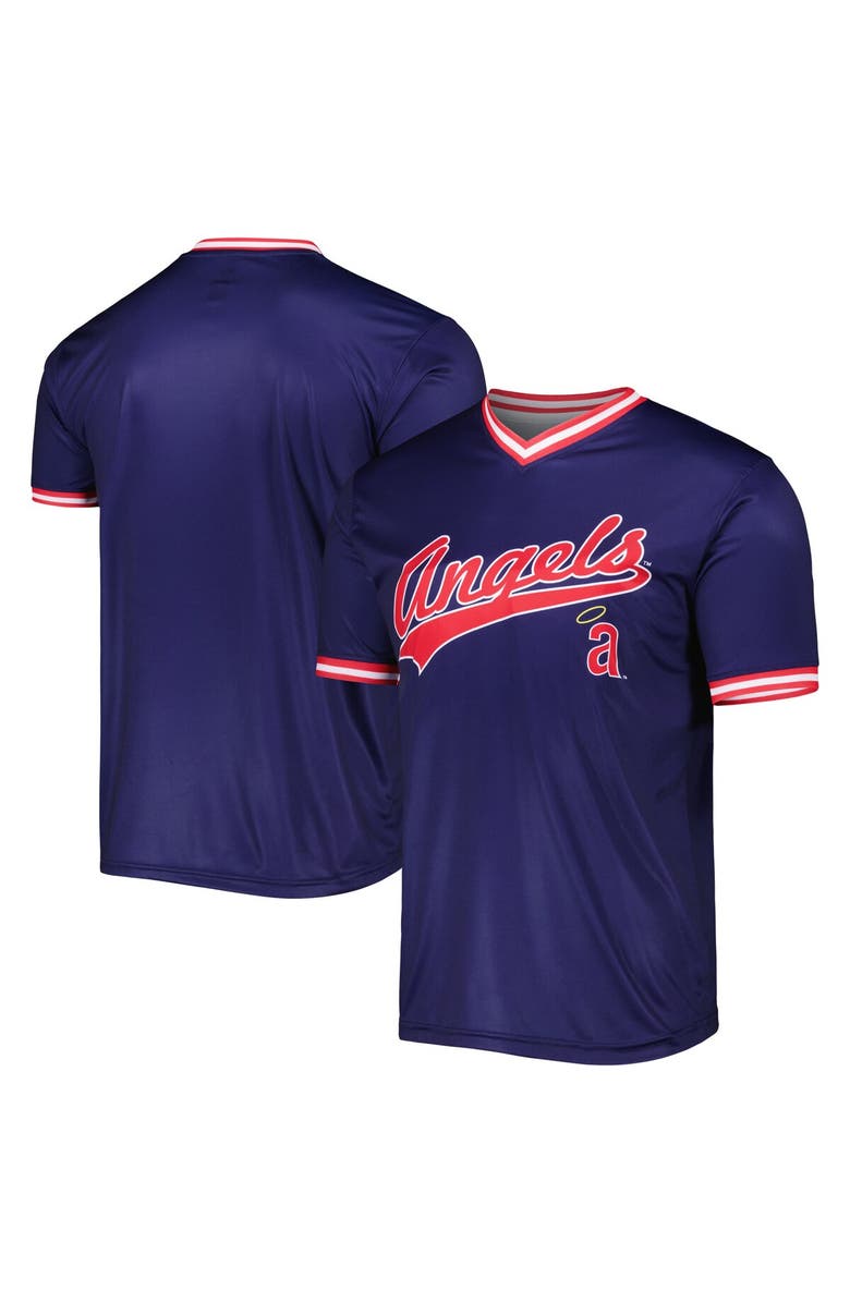 STITCHES Men's Stitches Navy California Angels Cooperstown Collection Team Jersey, Main, color, Navy