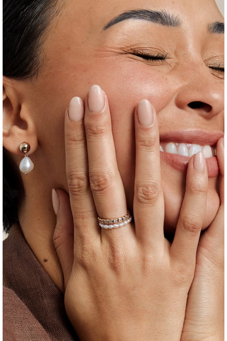Pearl Strand Ring, Alternate, color, Gold Vermeil