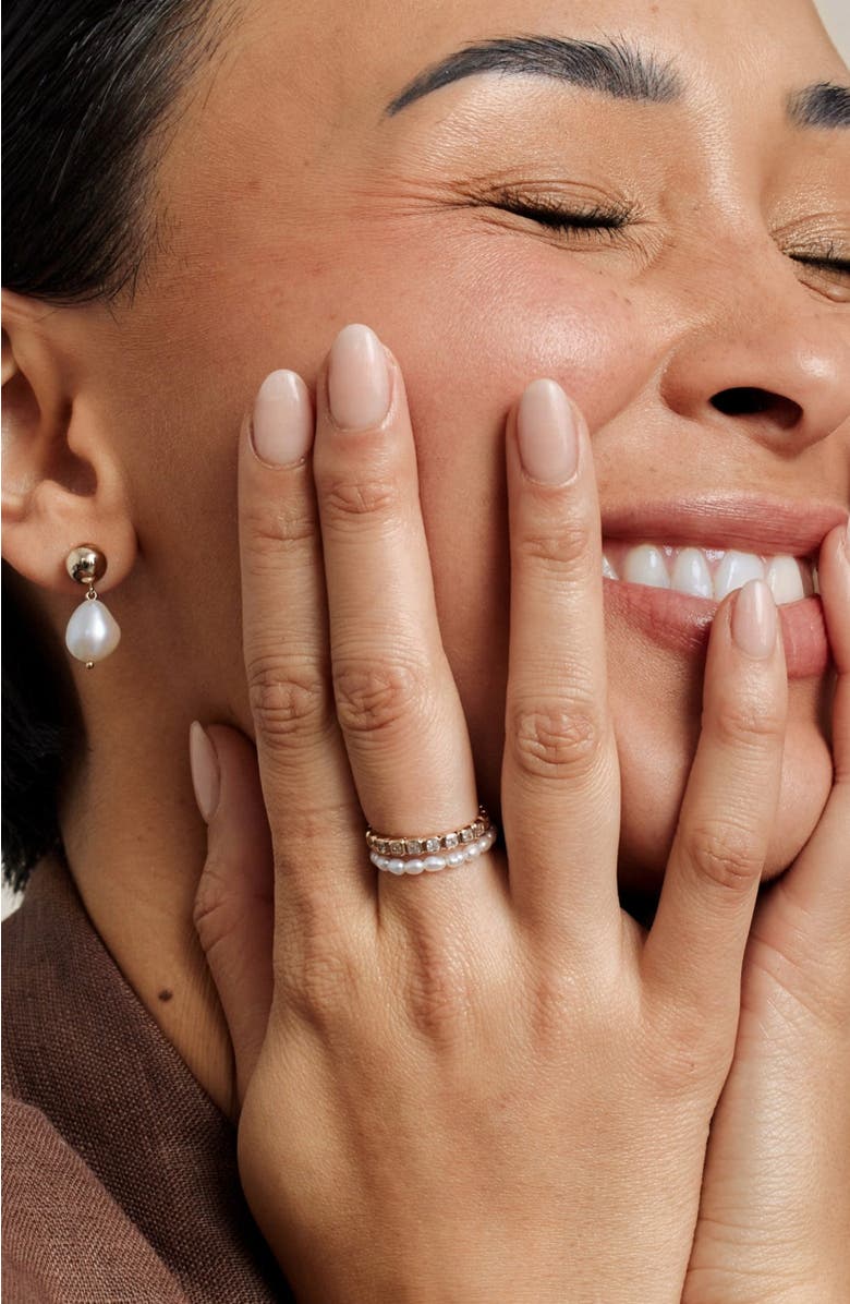 MADE BY MARY Pearl Strand Ring, Alternate, color, Gold Vermeil