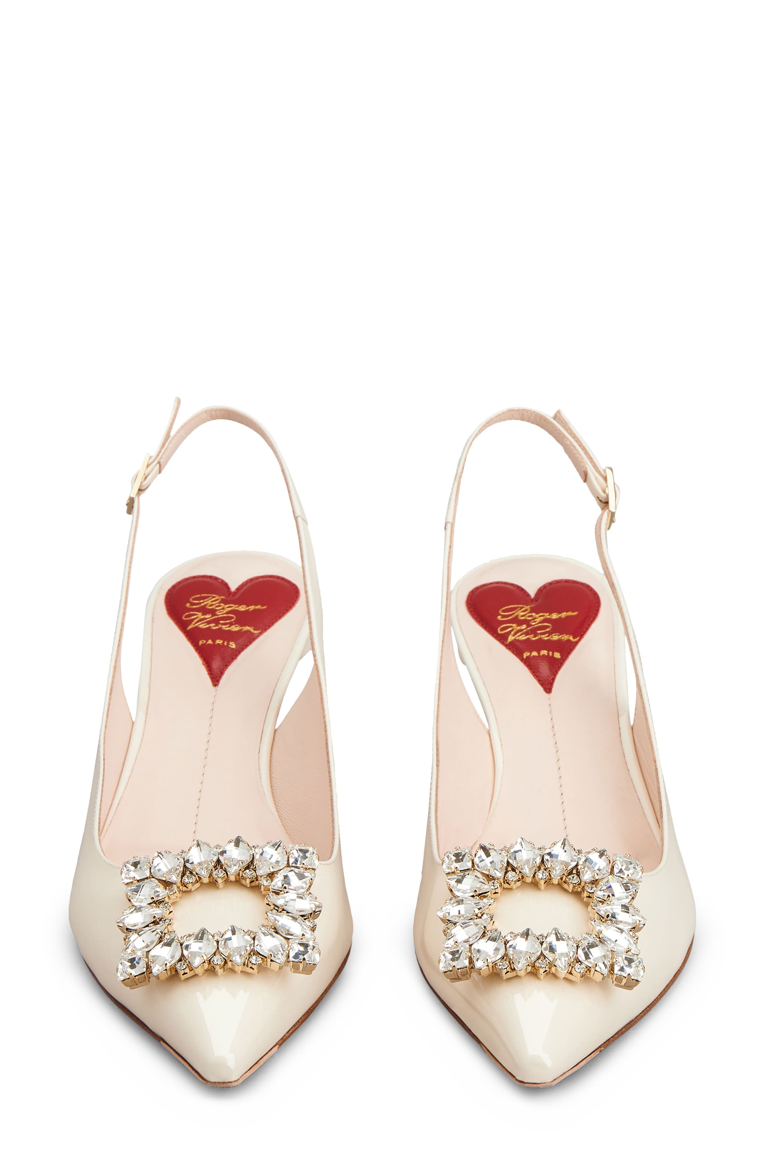 Roger Vivier Virgule Pointed Toe Slingback Pump, Alternate, color, Cire