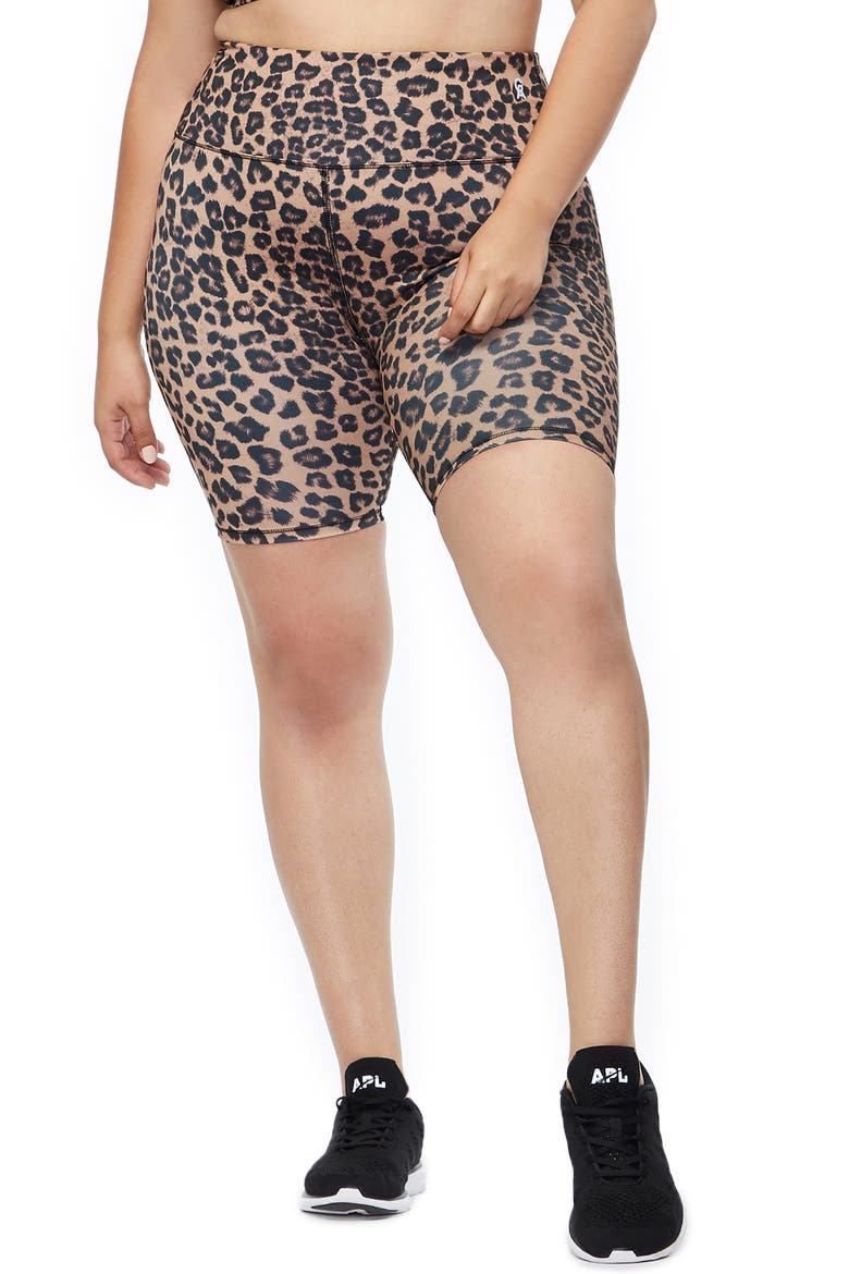 The Boy Short Biker Shorts, Alternate, color, CHEETAH001