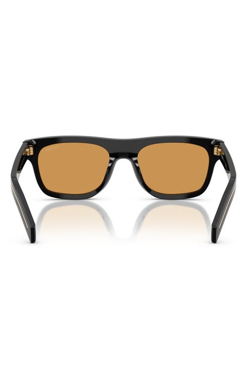 Prada Rectangle-frame Sunglasses In Black