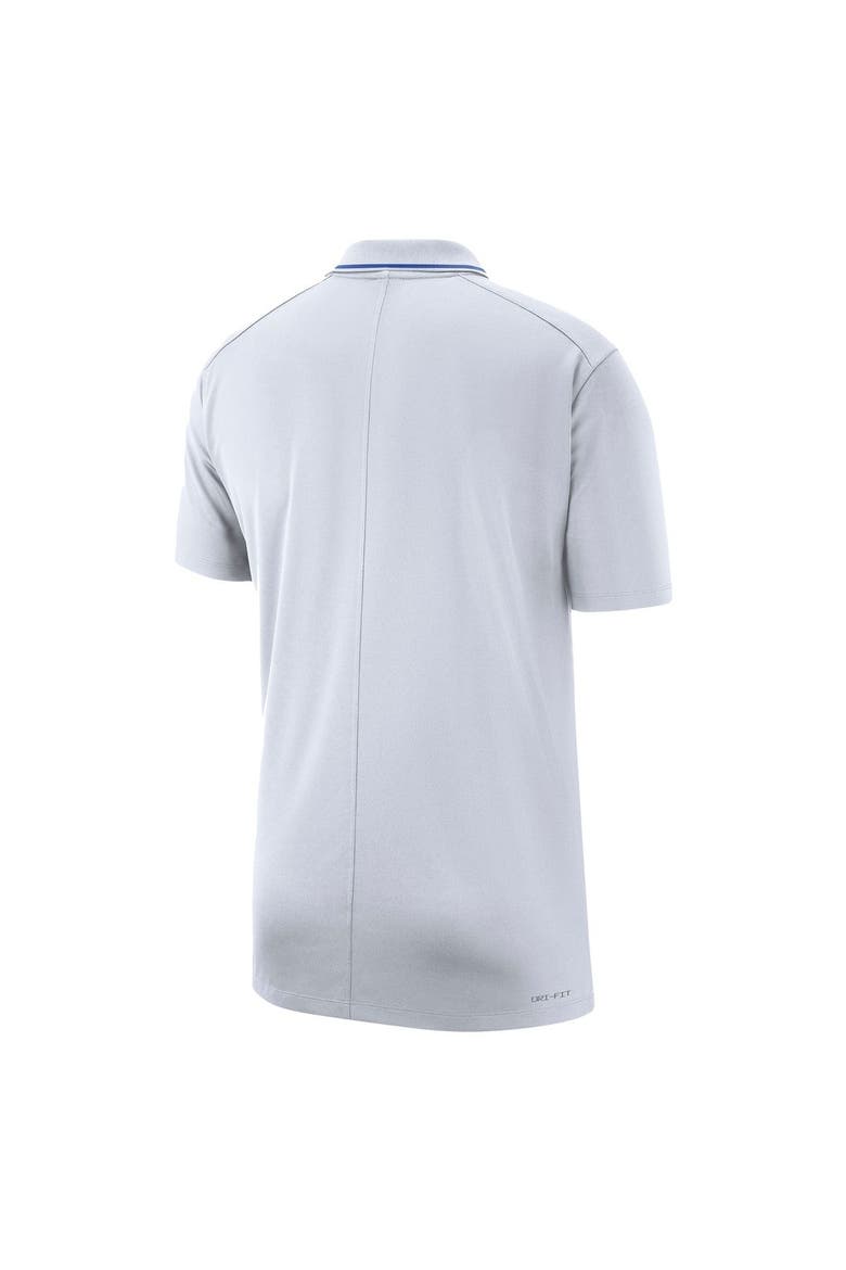 Men's Jordan Brand White Florida Gators 2023 Coaches Performance Polo, Alternate, color, White