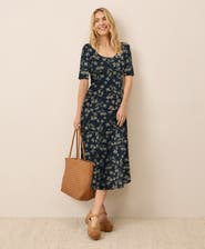 Pact Fit & Flare Signature Scoop Dress